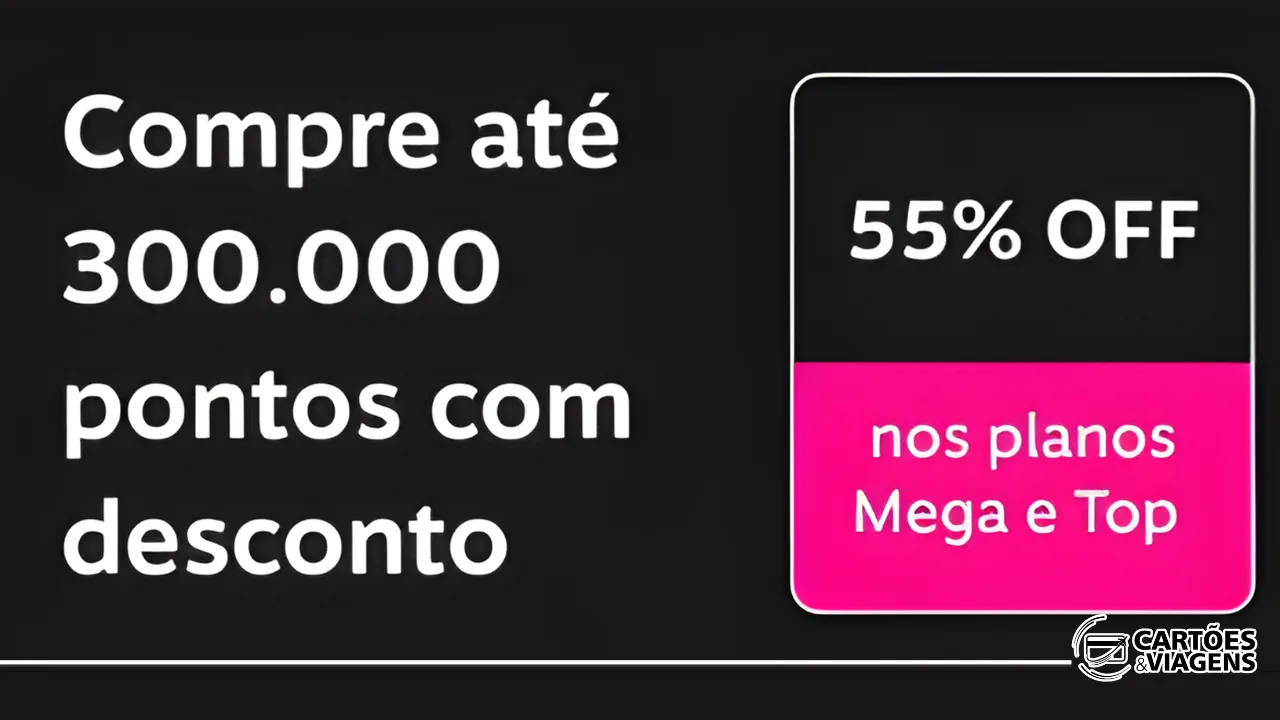 Compra de pontos Livelo com bônus: até 55% de desconto para assinantes