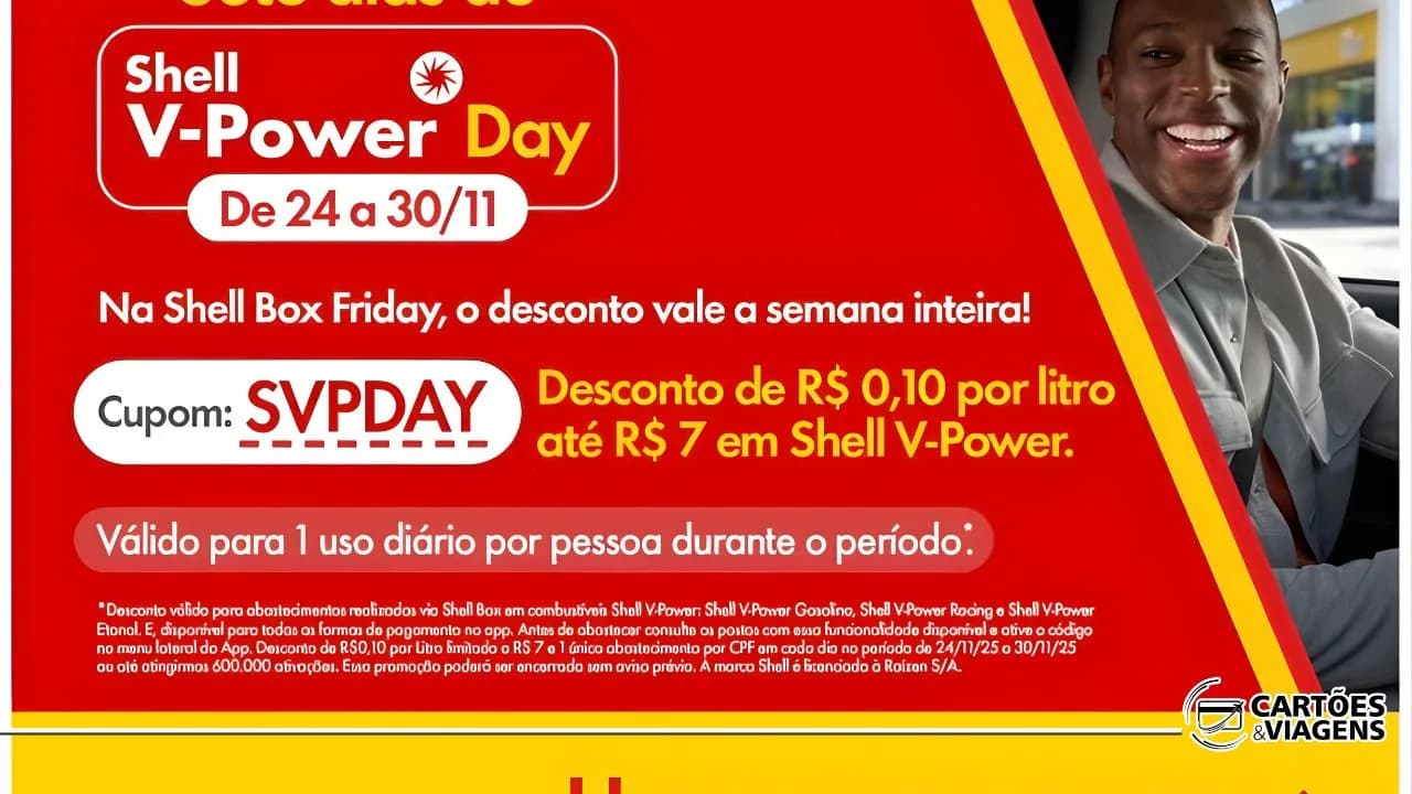 Novo Cupom Shell Box: Ganhe R$ 0,10 de Desconto por Litro no Abastecimento