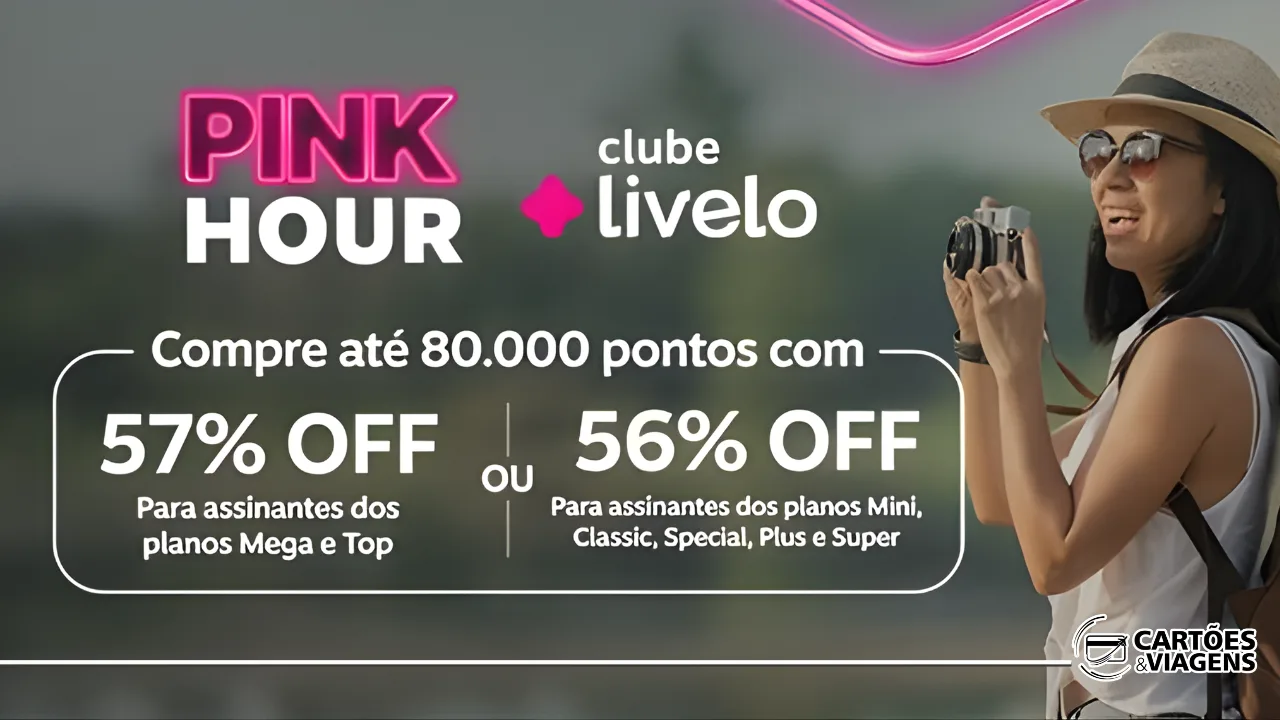 Compra de pontos Livelo com bônus: veja como aproveitar até 57% OFF!