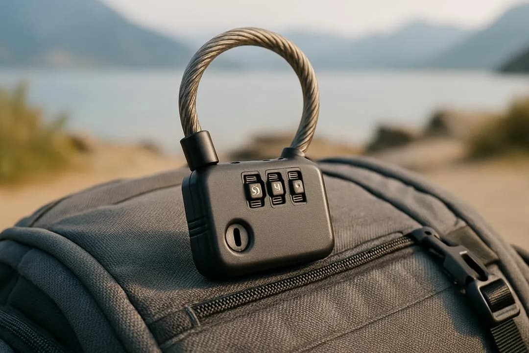 OBRIGATÓRIO!! Cadeado Cabo Aço Senha: Segurança Garantida em sua viagem