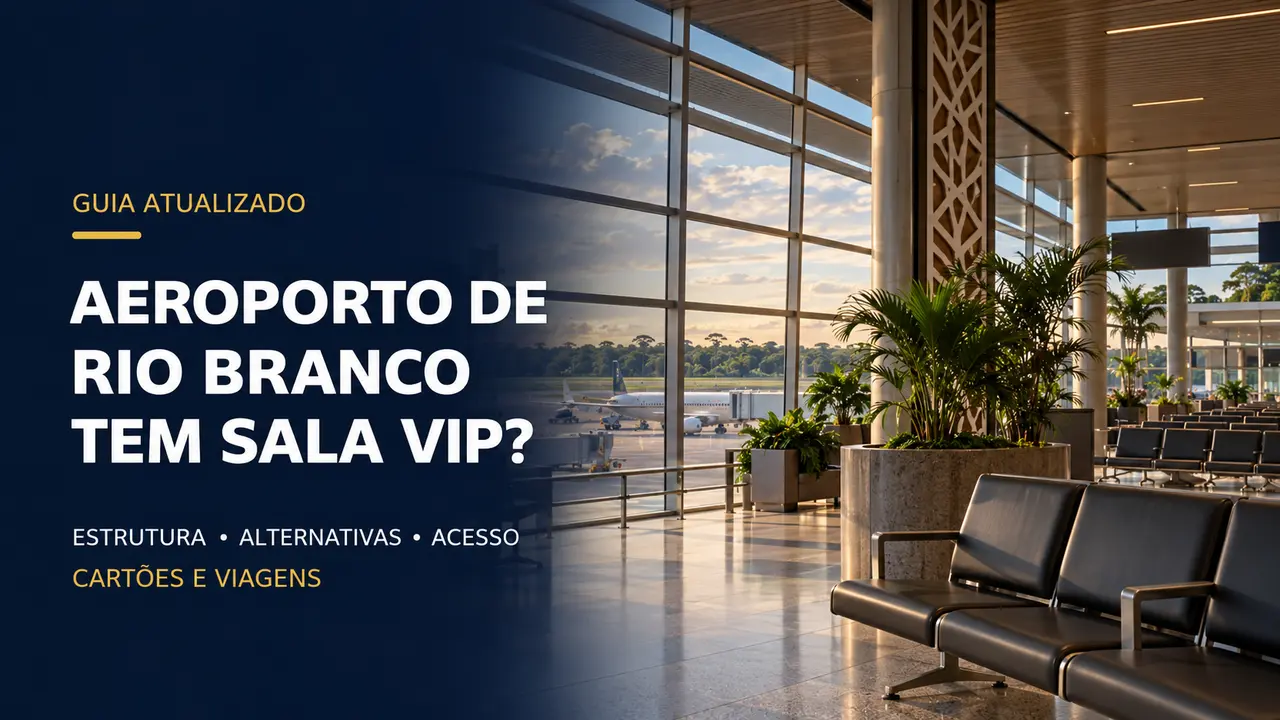 Aeroporto de Rio Branco: sem sala VIP confirmada no portal