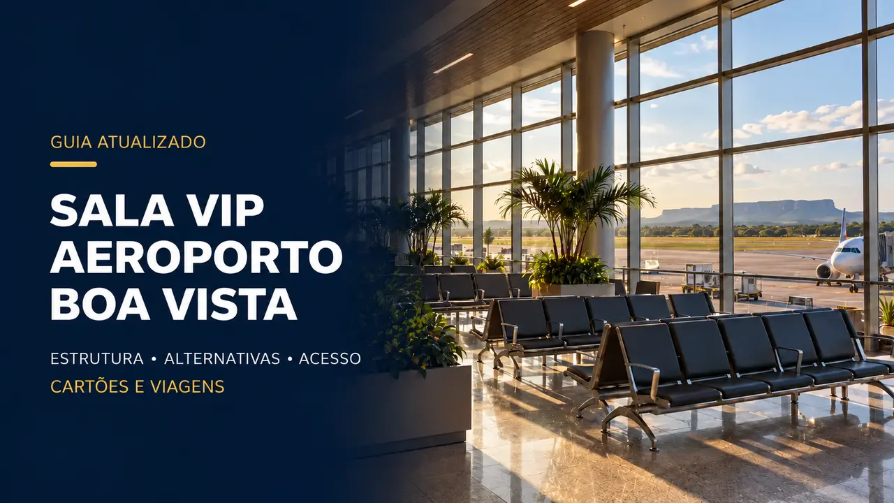 Aeroporto de Boa Vista: sem sala VIP confirmada no portal