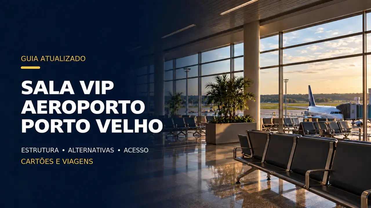 Aeroporto de Porto Velho: sem sala VIP confirmada no portal