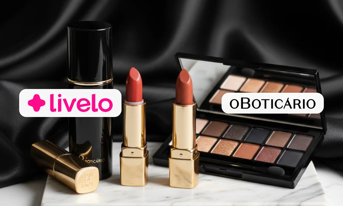 Livelo e O Boticário: Até 12 pontos por R$ 1 em maquiagens!